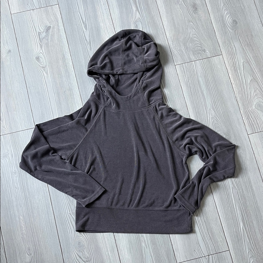 Youth Mono B Charcoal Ribbed Top